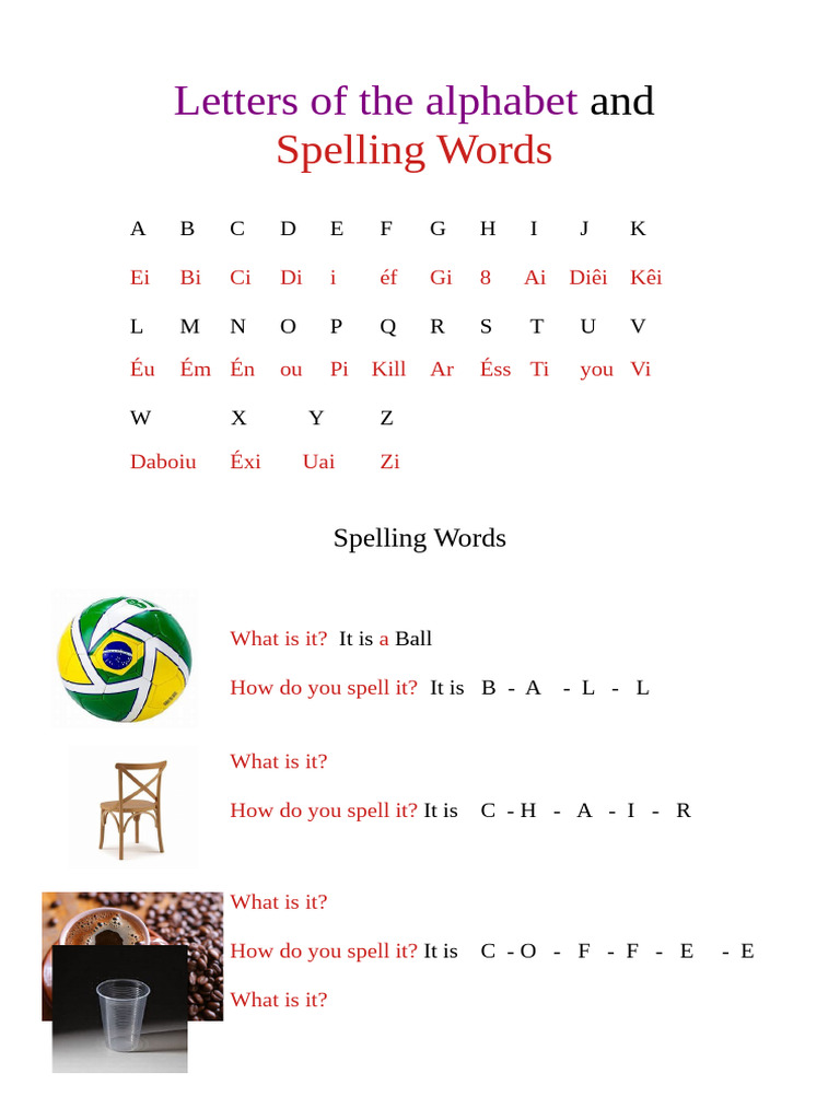 Letters of The Alphabet | PDF