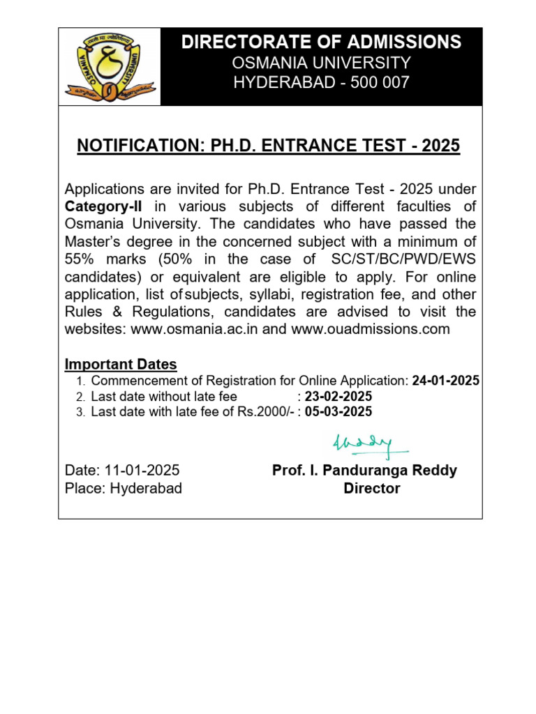 Notification | PDF