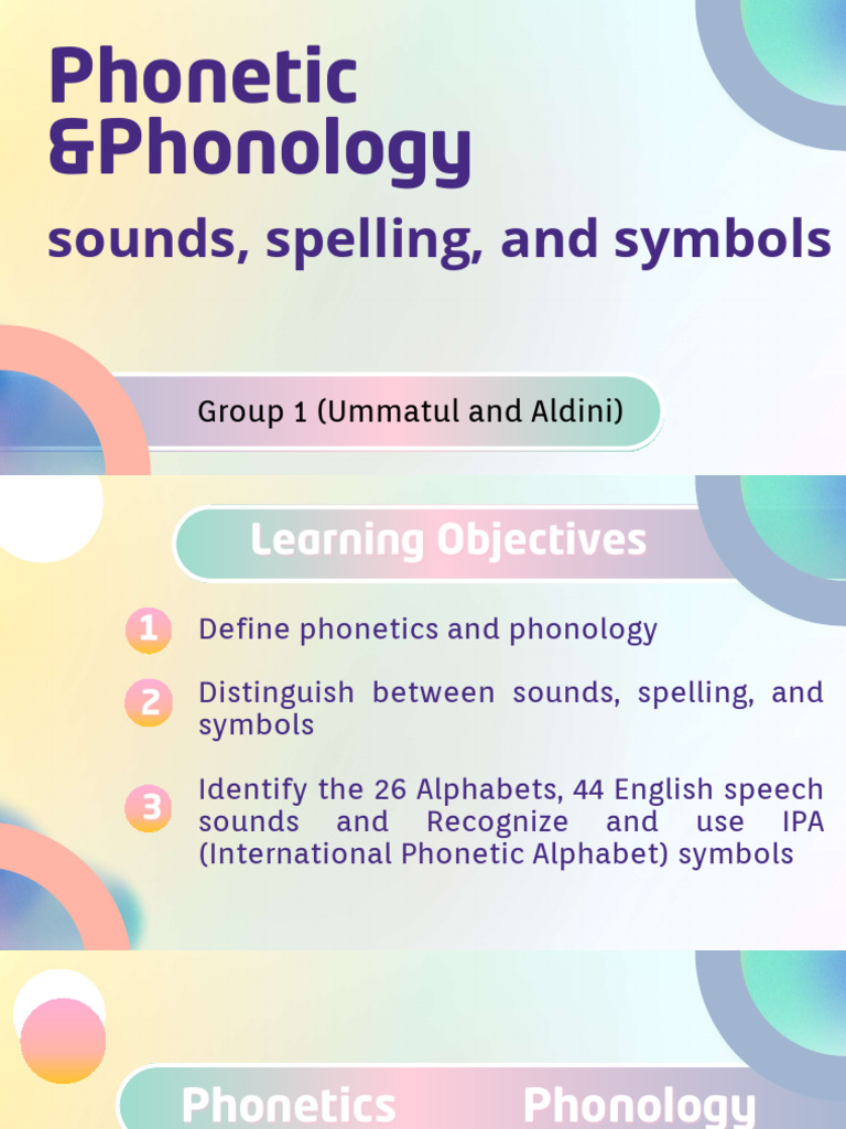 Phonetics and Phonology Overview | PDF