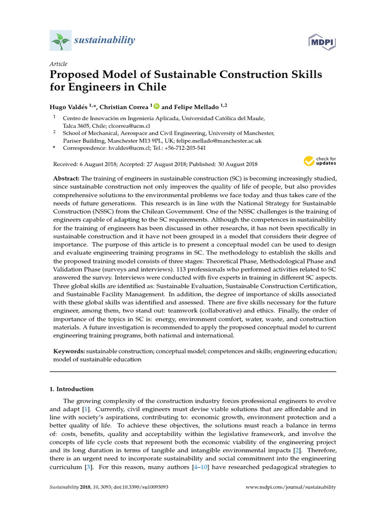 Sustainability 10 03093 | PDF | Sustainability | Efficient Energy Use