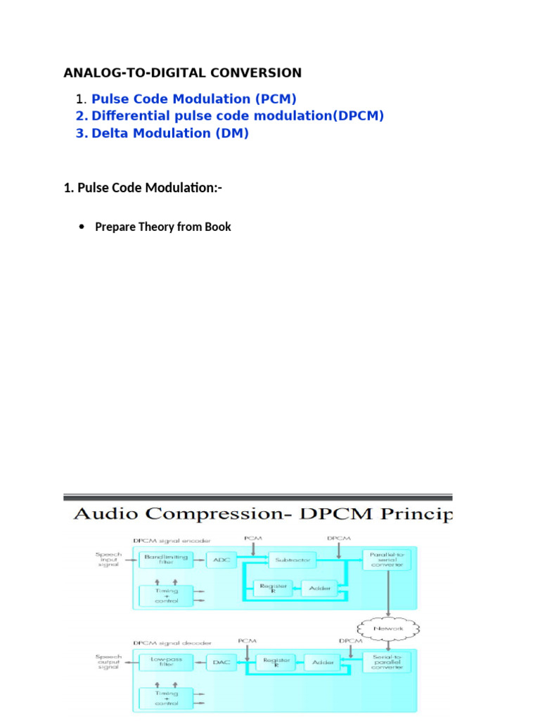 Analog-to-Digital Conversion Methods | PDF