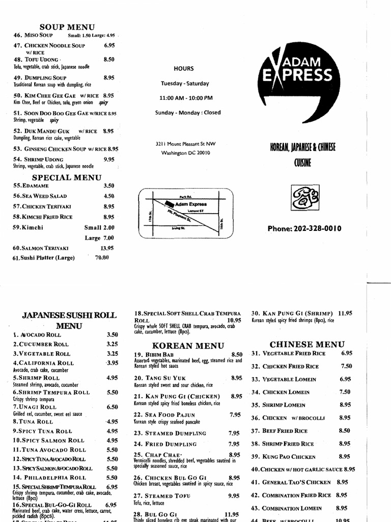 Diverse Soup and Menu Options | PDF