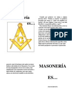 La Masoneria Es...