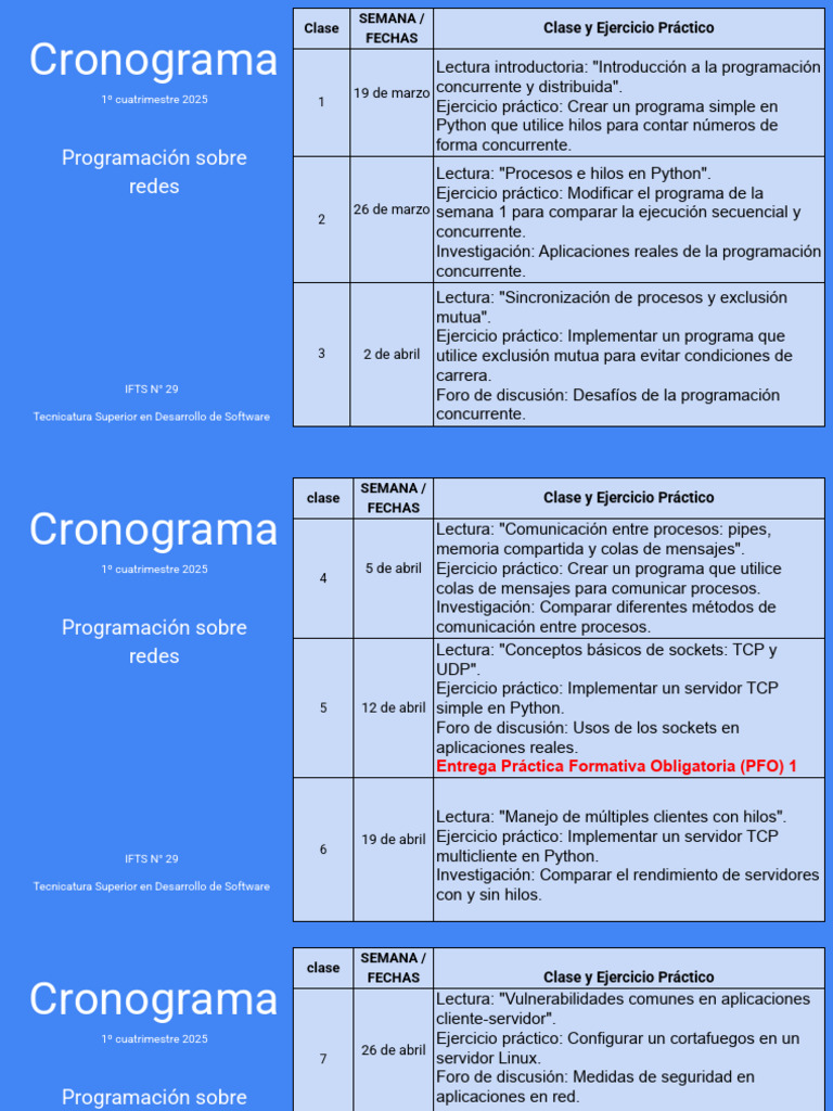 Programación Concurrente y Redes en Python | PDF | Hilo (Computación ...