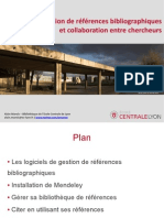 Mendeley Gestion References Bibliographiques