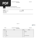 IGCSE 0580 Maths Formula Cheat Sheet | PDF | Area | Triangle