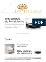 Crema Corpo Notte Antiage Anti Cellulite Antirughe Body Sculpture Alla Fosfatidilcolina ITA