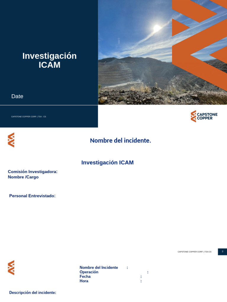 Investigación de Incidente ICAM en Capstone | PDF