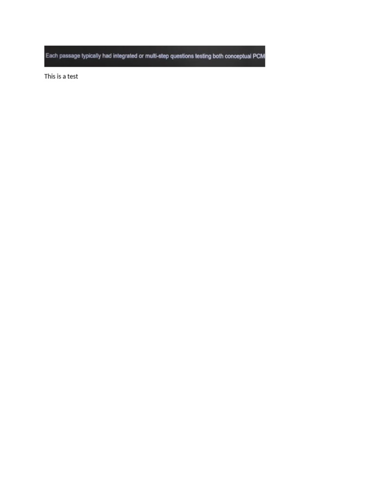 This Is A Test | PDF