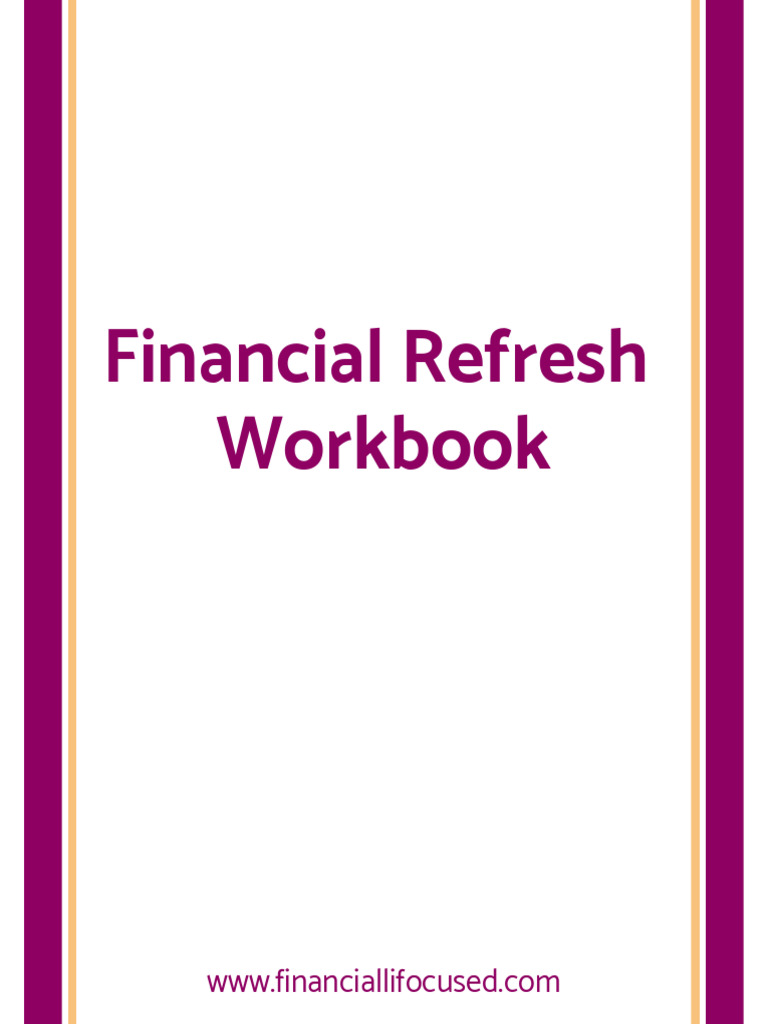Financial Refresh Workbook Guide | PDF | Inventory | Password