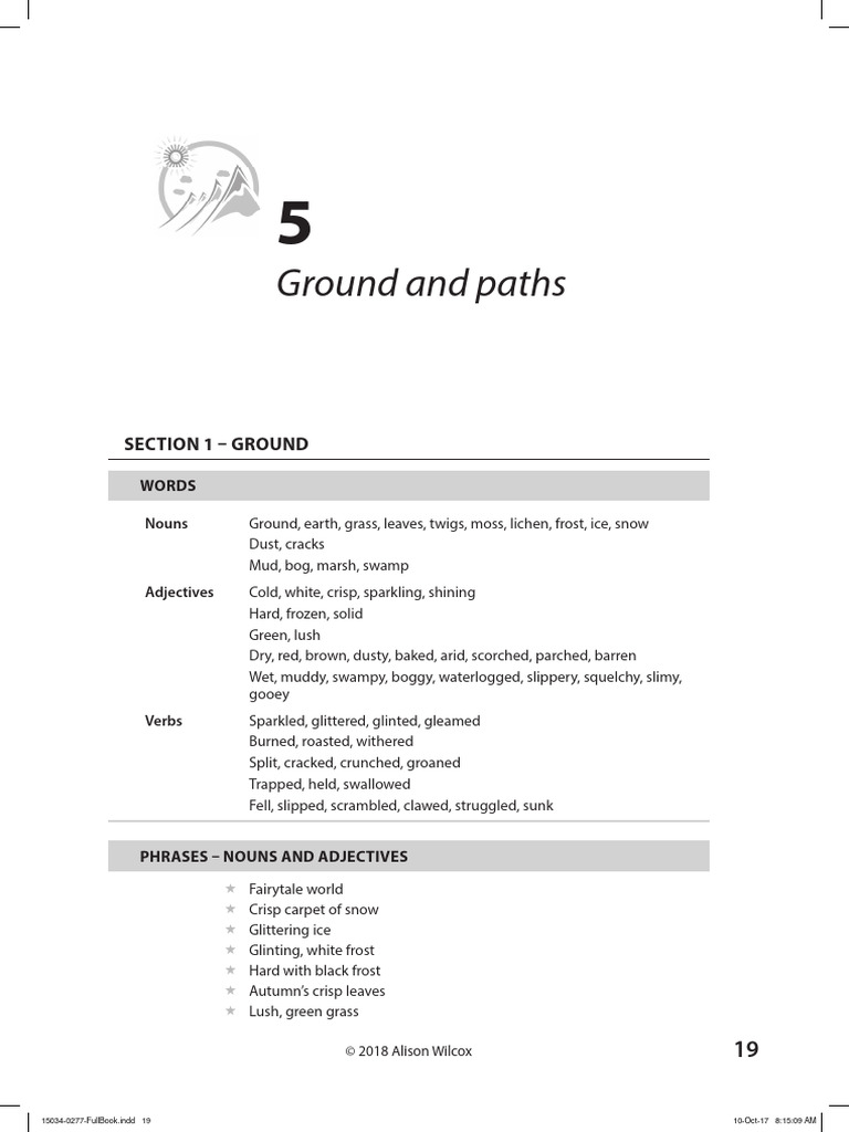 Ground and Paths: Descriptive Vocabulary | PDF | Physical Geography