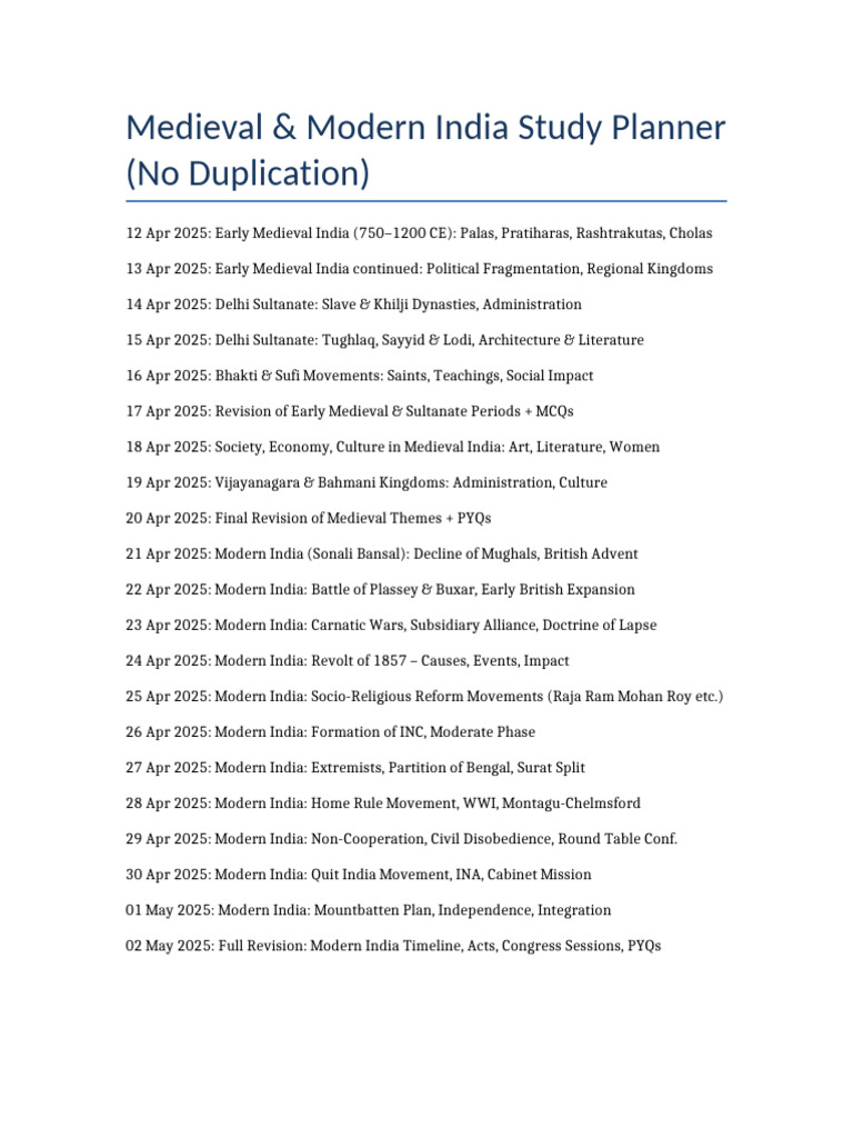 HOW TO STUDY MEDIEVAL INDIA FOR UPSC visual data 2