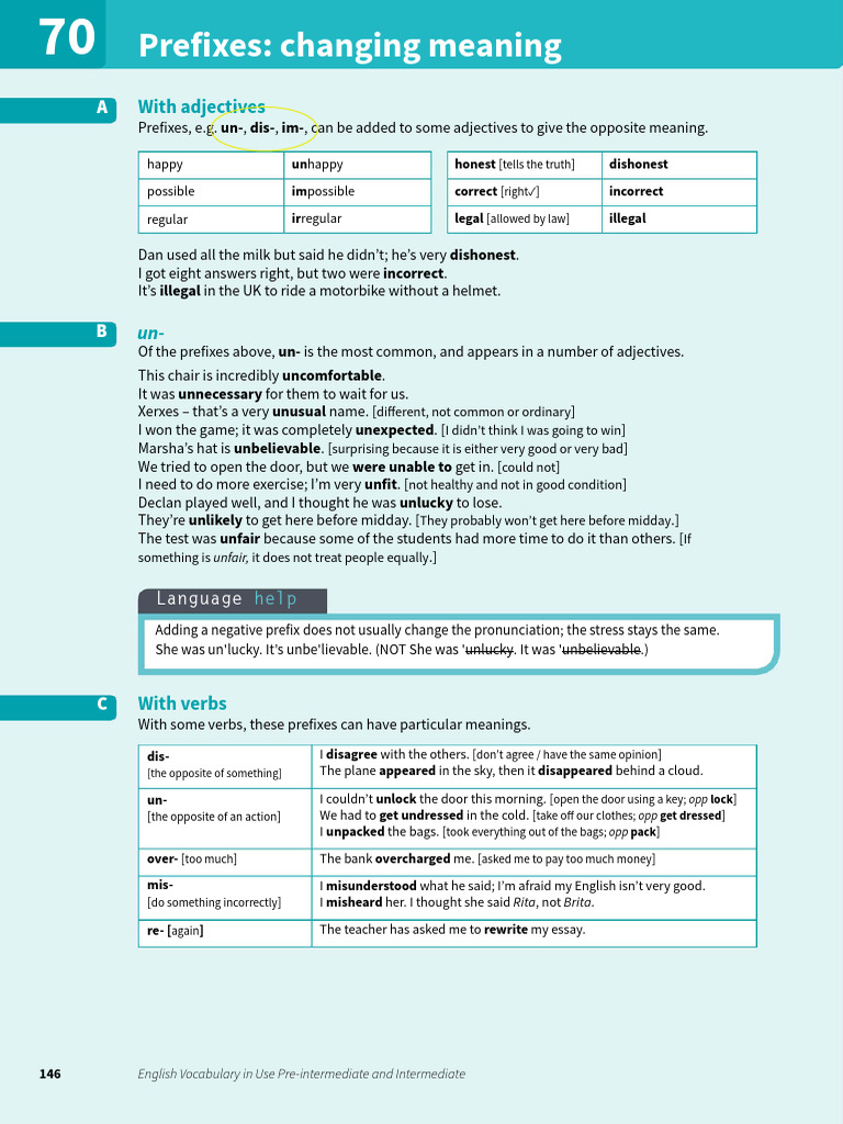 Understanding Prefixes and Suffixes | PDF | Noun | Adjective