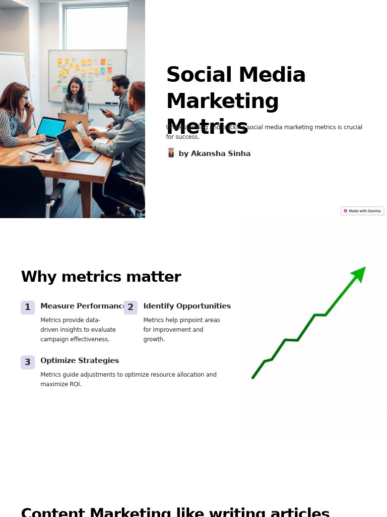 Social Media Marketing Metrics | PDF | Social Media Marketing ...
