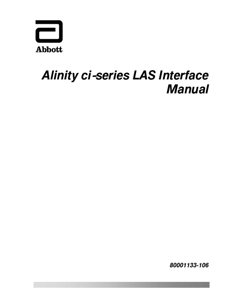 Alinity Ci Series Las Interface Guide Pdf 