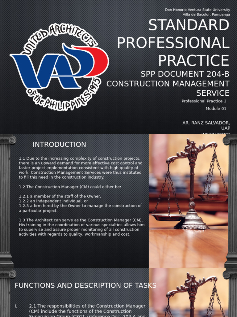 Construction Management Services Overview | PDF | Architect | Business