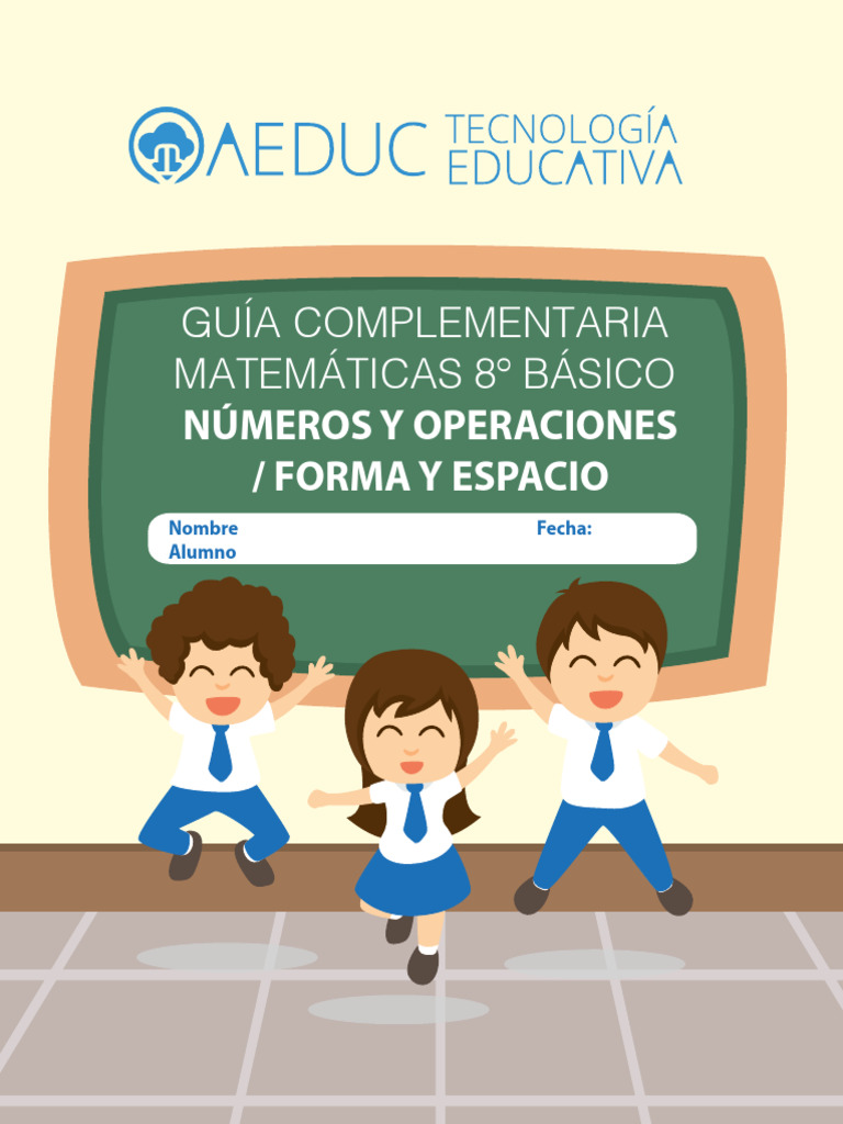 Guía de Matemáticas 8° Básico: Números y Espacio | PDF | Ángulo