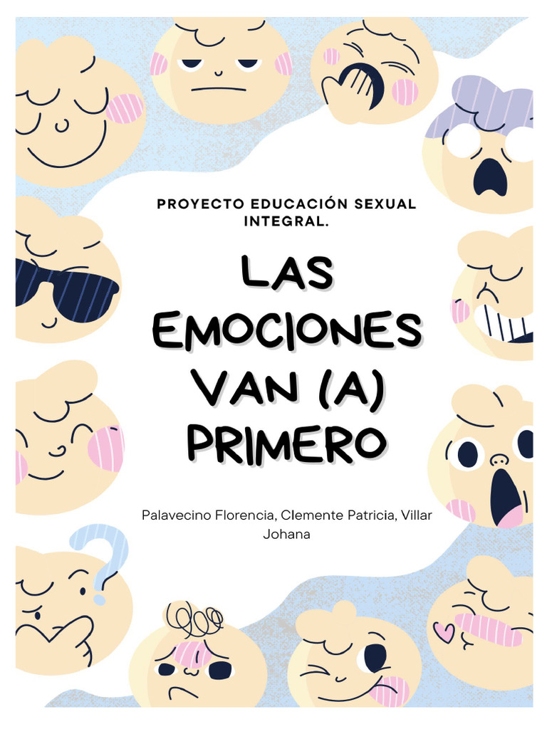 Proyecto de Expresión Emocional Infantil | PDF | Las emociones | Cognición