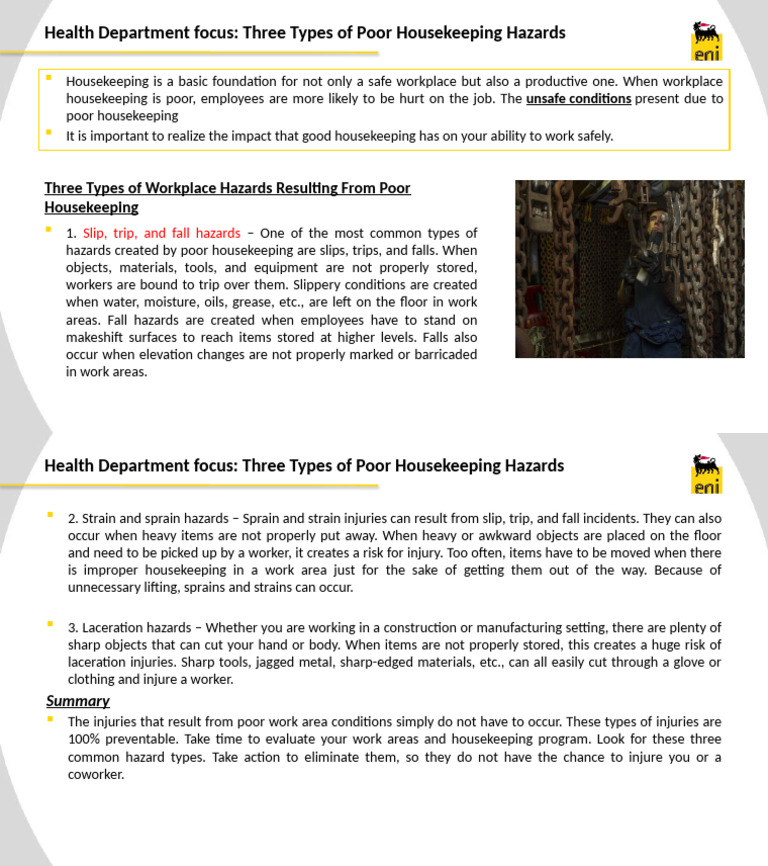 HealthDept-Three Types of Poor Housekeeping Hazards - 19.10.2024 | PDF