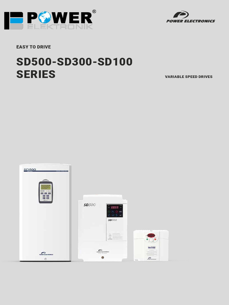 SD500-SD300-SD100 Series: Easy To Drive | PDF | Power Electronics ...
