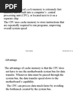 Cache Memory