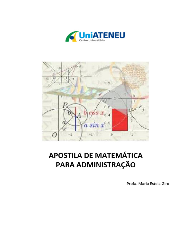 Matemática para Administração: Potenciação e Radiciação | PDF | Função ...