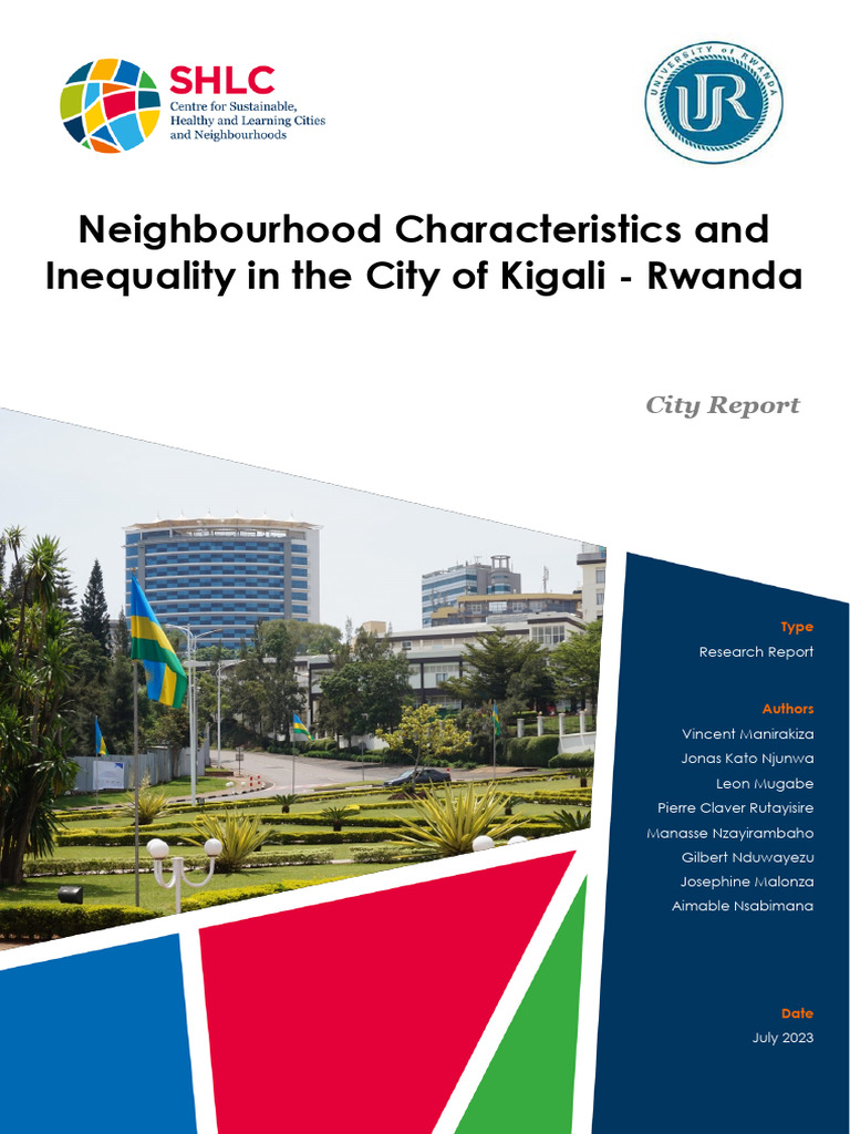 Kigali Neighbourhood Inequality Report | PDF | Poverty | Poverty ...