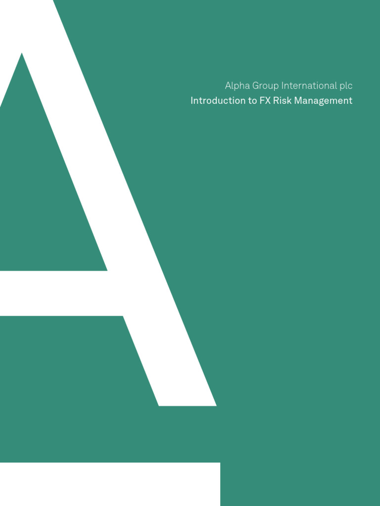 Alpha Group An Introduction To FX Risk Management | PDF | Hedge ...