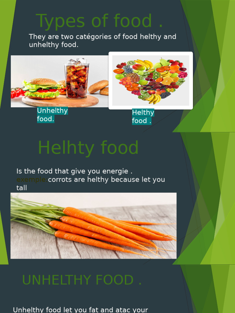 Types of Food | PDF