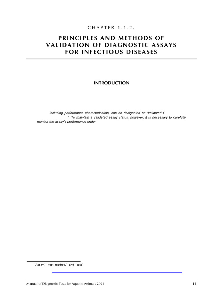 Assay Development and Validation Criteria | PDF | Assay | Sensitivity ...