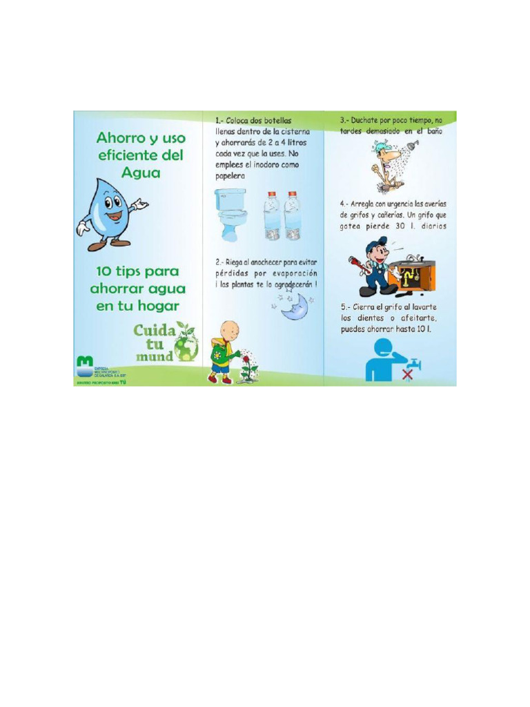 Ahorro y uso eficiente del agua | PDF