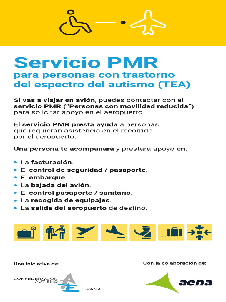 Asistencia PMR para viajeros con TEA | PDF