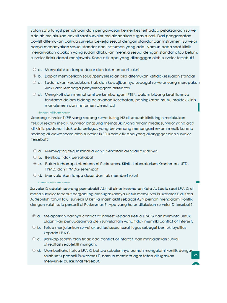 Attitude Berkali2 Coba Benar Semua | PDF