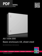 Rittal AE 1050.500 Compact Enclosure | PDF | Door