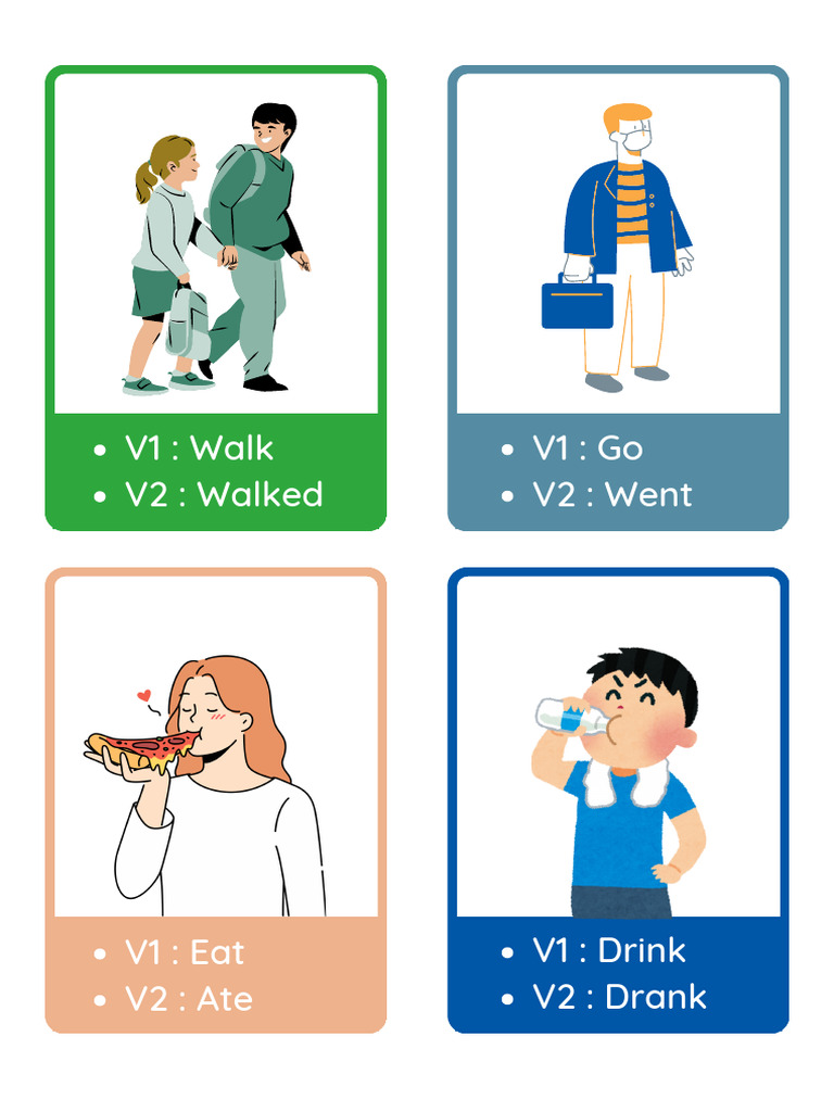 V1 Walk V2 Walked | PDF