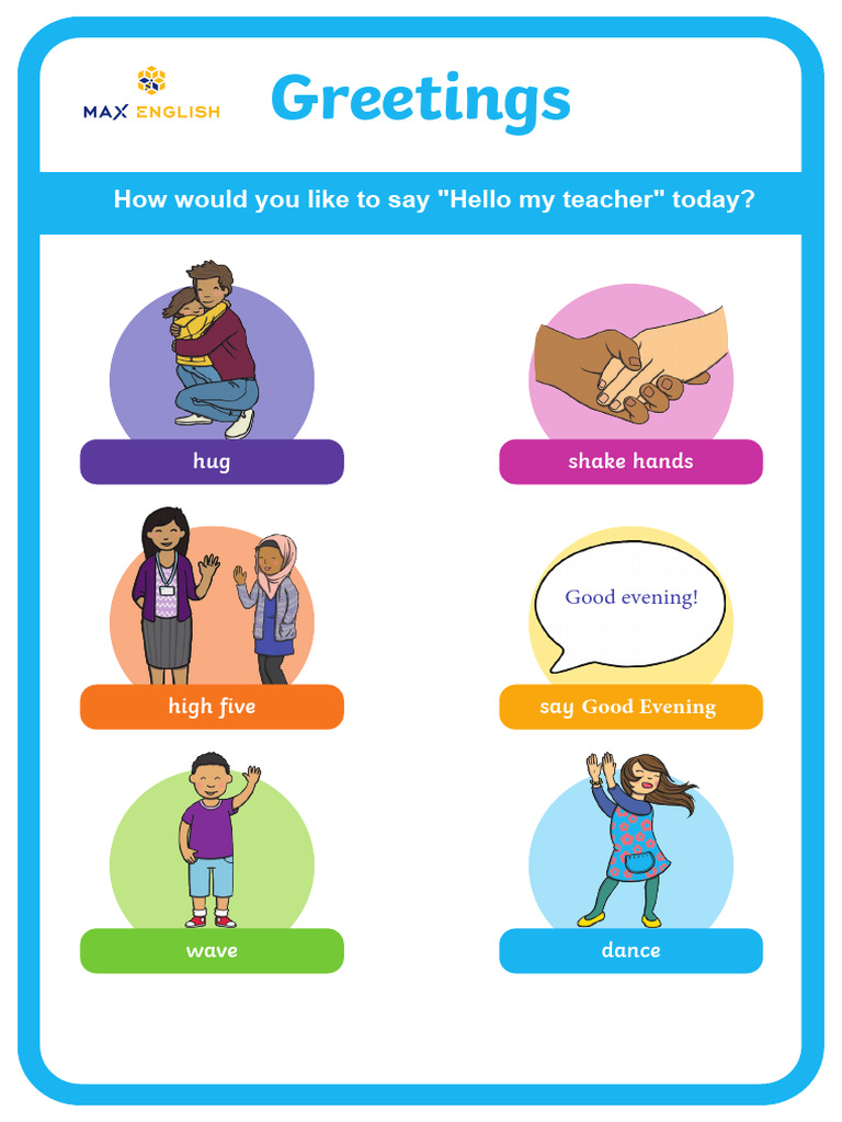 Greetings Display Poster English | PDF