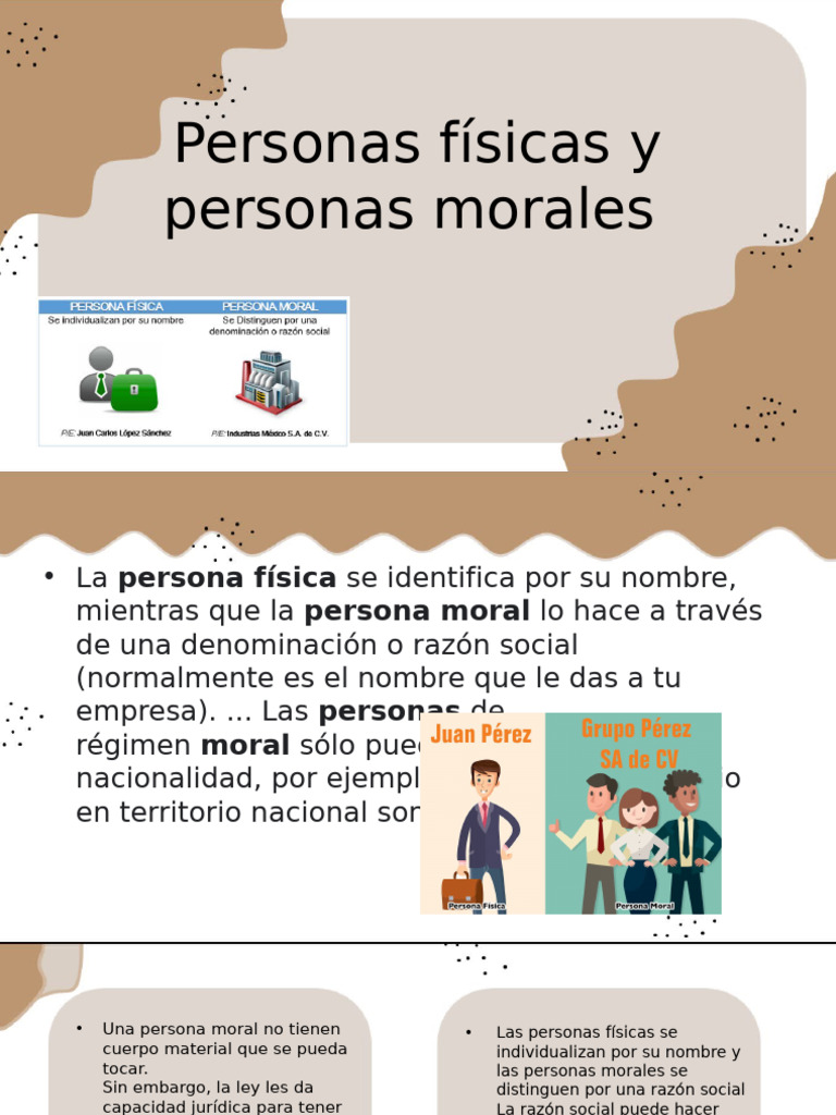 Clasificación de Personas Físicas y Morales | PDF | Justicia | Crimen y ...