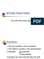 Adding Fractions