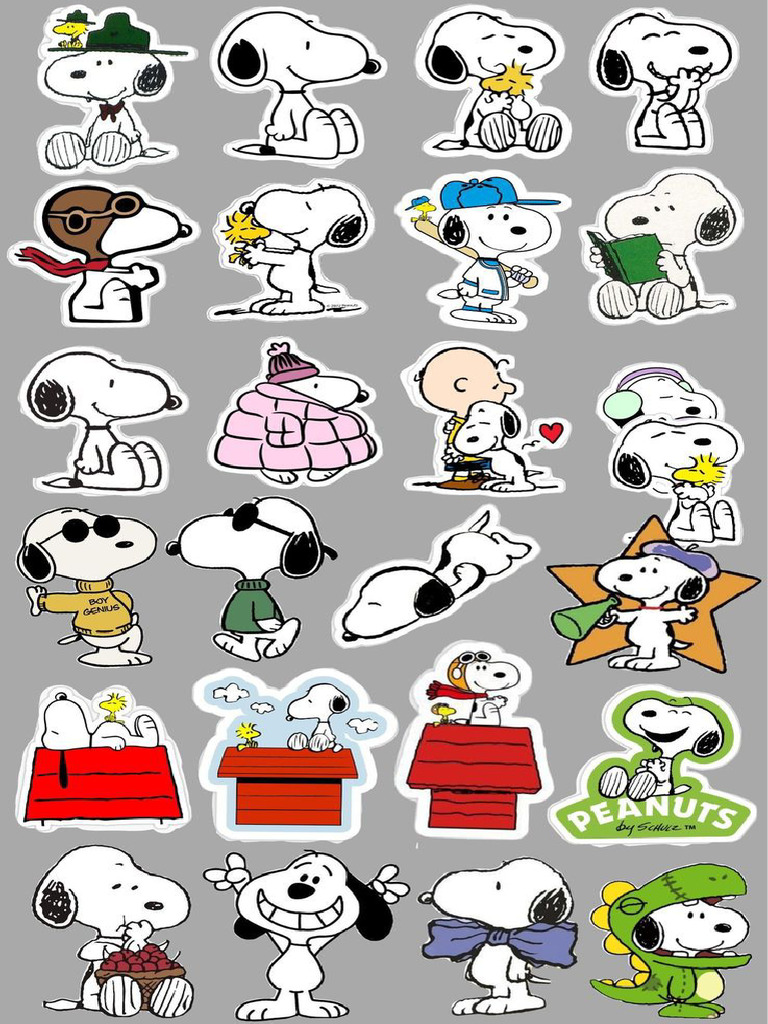Snoopy Sticker 5 | PDF