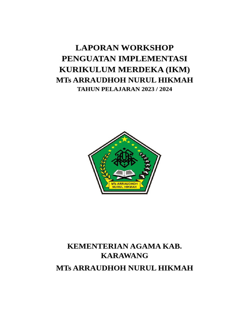 Workshop Kurikulum Merdeka MTs 2023 | PDF