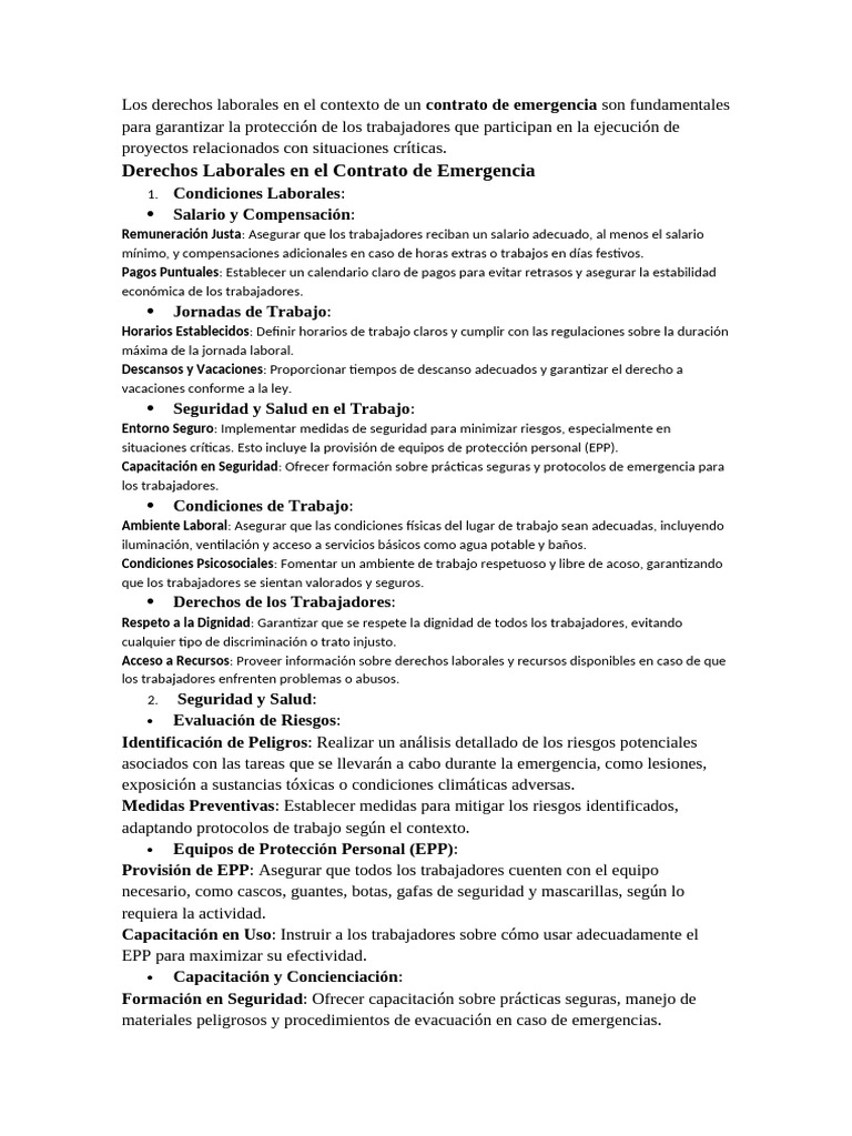 Los Derechos Laborales | PDF | Derecho laboral | Salario