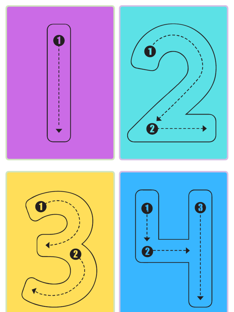Numbers 1 by 1 | PDF