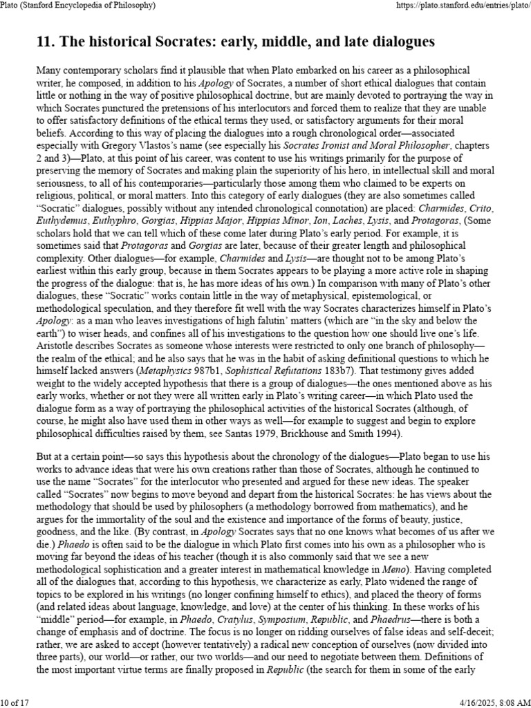 PLATO STANFORD ENCYCLOPEDIA OF PHILOSOPHY visual data 4