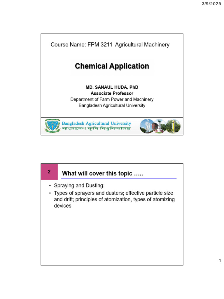 Sprayer Calibration and Atomization Techniques | PDF | Mechanics ...