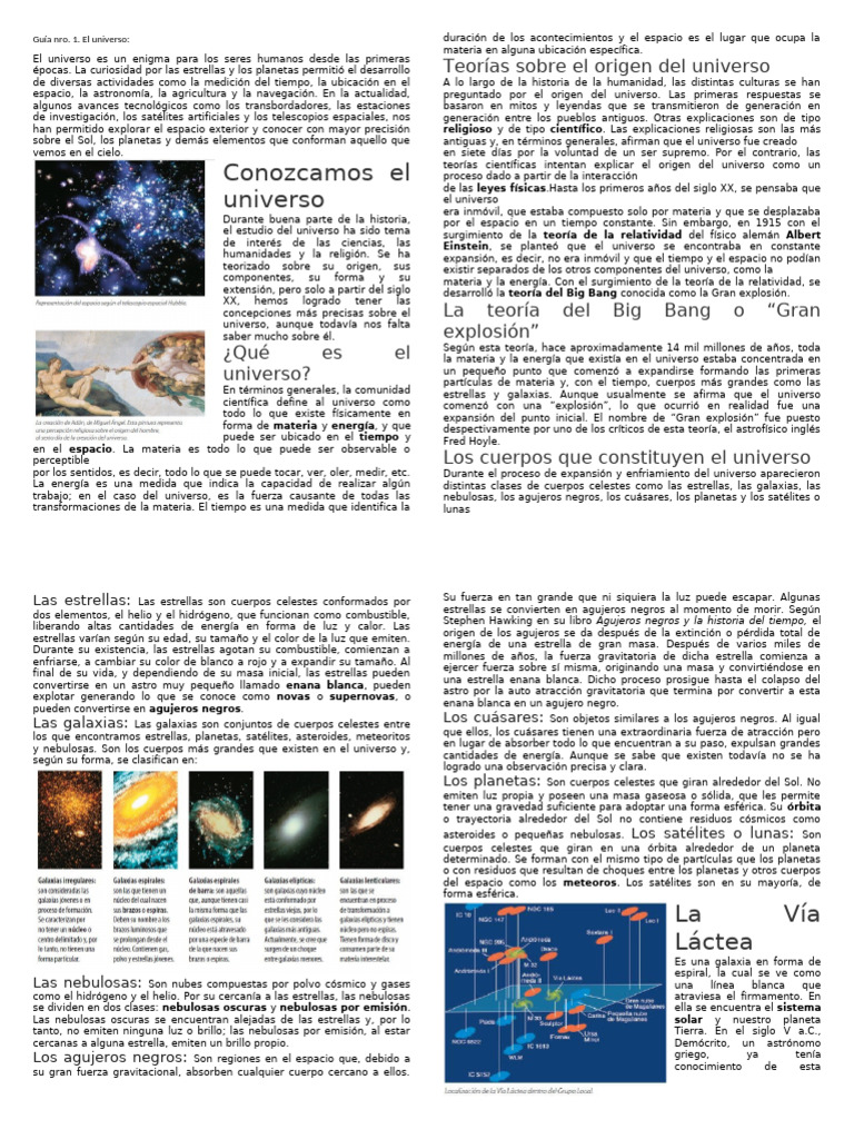 Explorando el Universo y sus Orígenes | PDF | Tierra | Universo