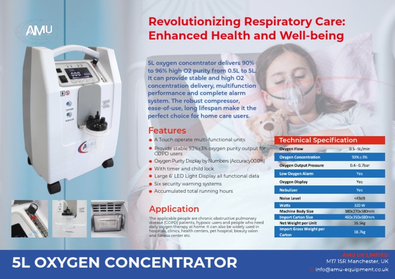 5L Oxygen Concentrator | PDF