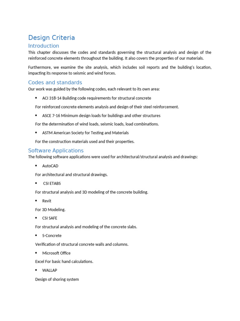 Structural Design Criteria Overview | PDF | Young's Modulus | Strength ...