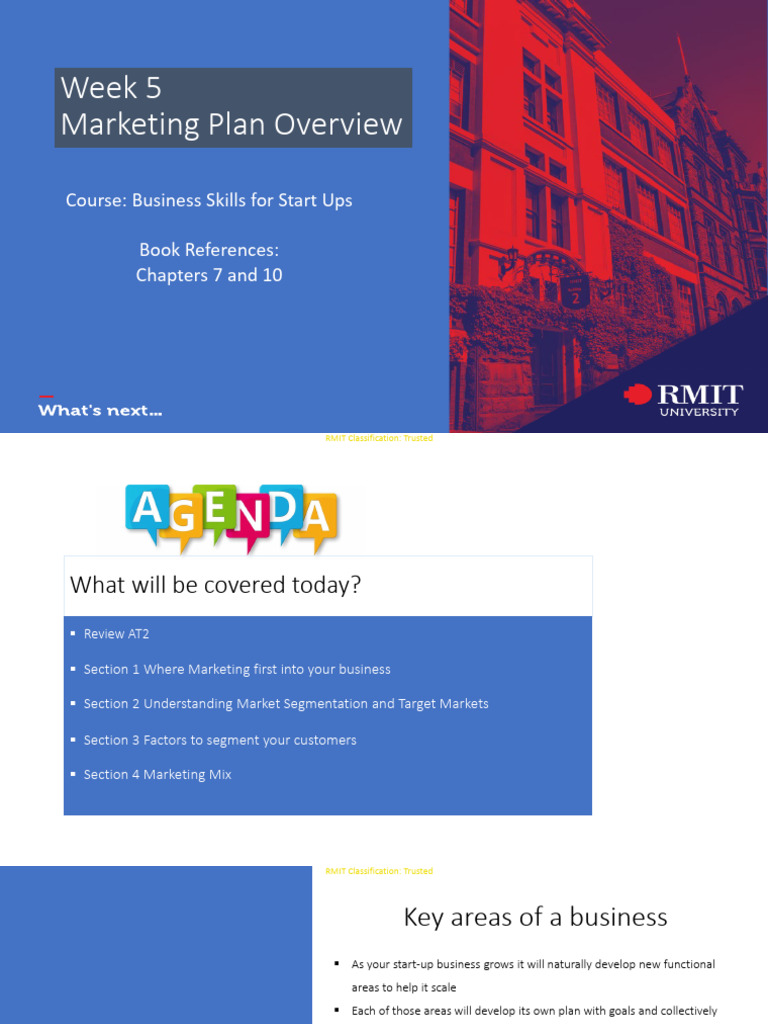 Week 5 - Business Skills For Start Ups - Marketing Segmentation - V2 ...