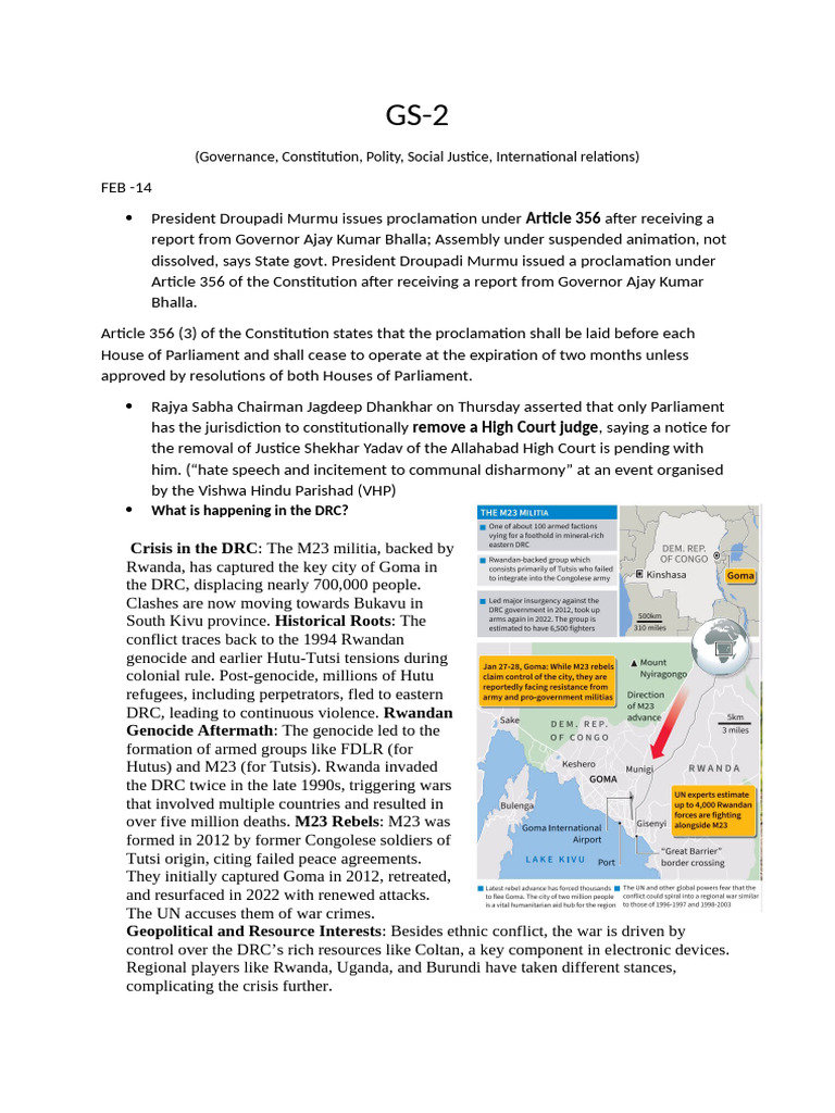 GS 2 | PDF
