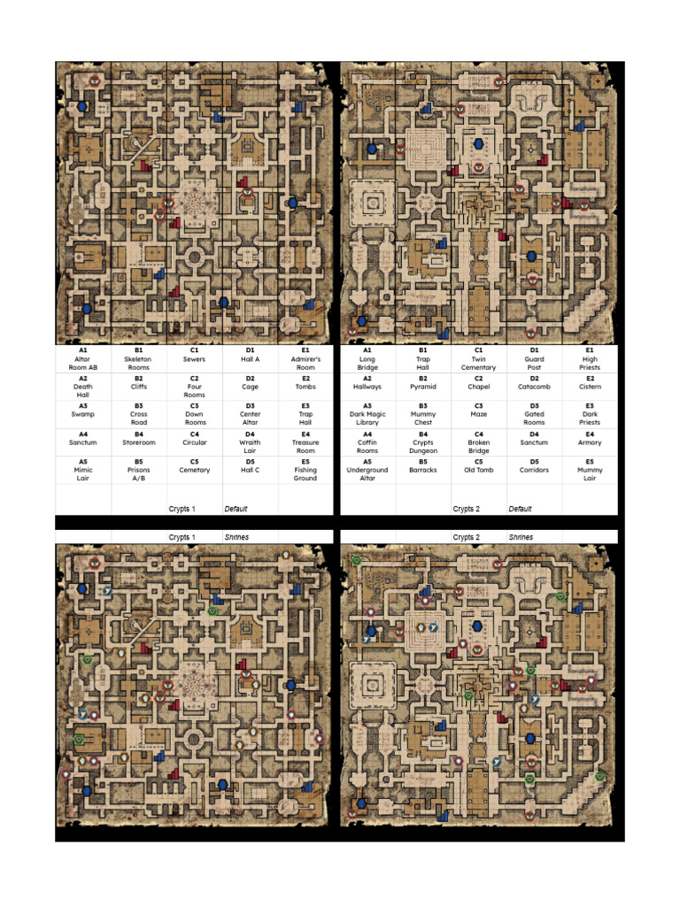 Dad Map for Dark and Darker Altar | PDF